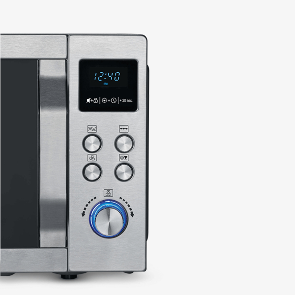 SEVERIN 7751 Mikrowelle mit Grillfunktion 2-in-1 – Edelstahl SEVERIN 7751 Mikrowelle mit Grillfunktion 2-in-1 – Edelstahl