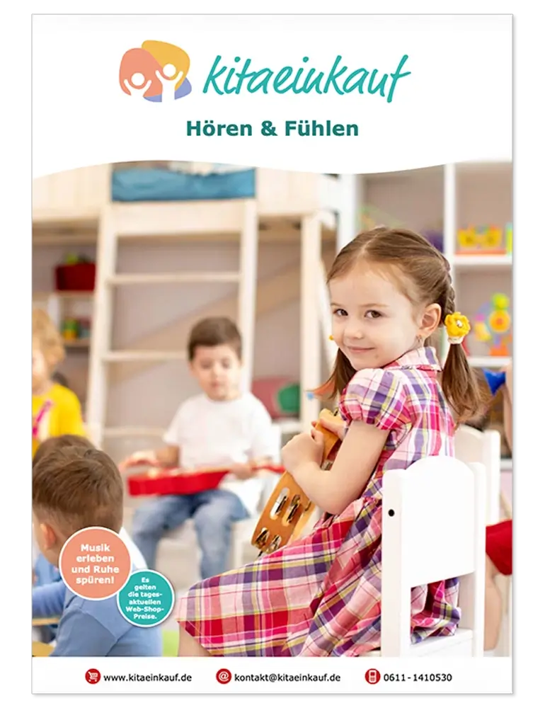 Titelseite des Flyers "Hören & Fühlen"