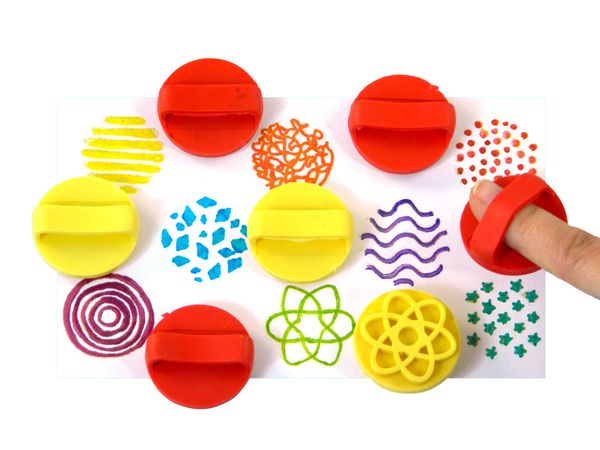 Motivstempel aus Silikon, 8er Set Motivstempel aus Silikon, 8er Set