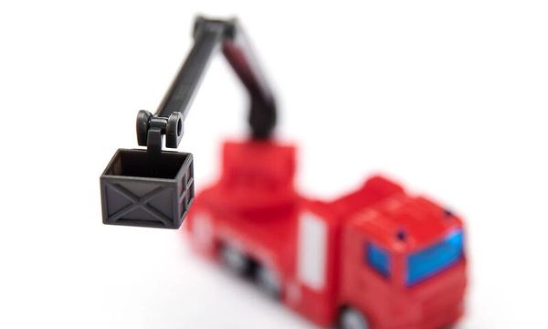 Feuerwehrtruck, Kran, Miniaturfahrzeug, Rot, Spielzeug