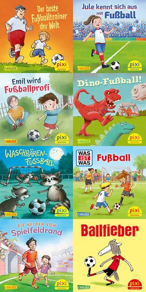 Fußball, Kinderbuch, Sport, Cartoon, Illustration