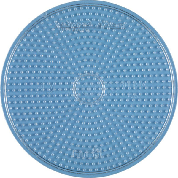 HAMA Steckplatte großer Kreis, transparent, für Midi Bügelperlen, 10 Stück