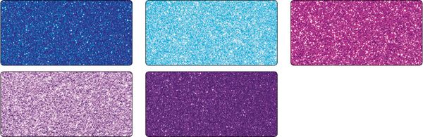 FOLIA Glitterkarton "Ice" 24 x 34 cm, 5 Bögen