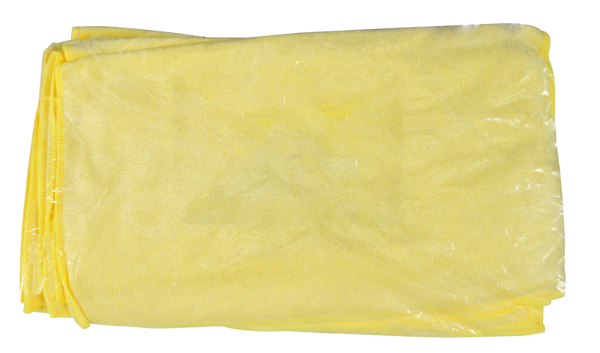 Microfasertuch, elastisch, gelb, 40x40 cm, 10 Tücher