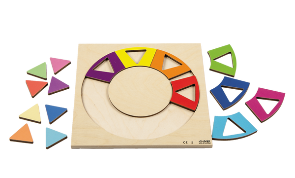Puzzle Regenbogenkreis, 16 Teile, ab 3 Jahre