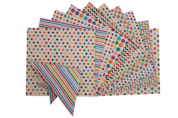 papier, bunt, mustertapeten, geschenkpapier, faltpapier