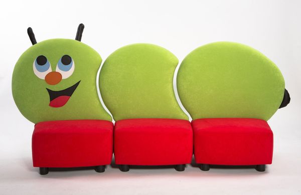 Kindersofa Raupe 3-teilig