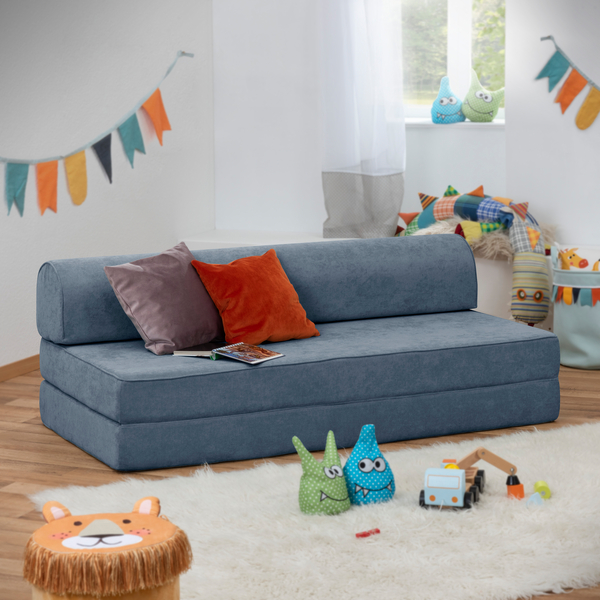 Faltsofa Cosmos mini, Sitzhöhe 23 cm, Stoff & Farbe wählbar