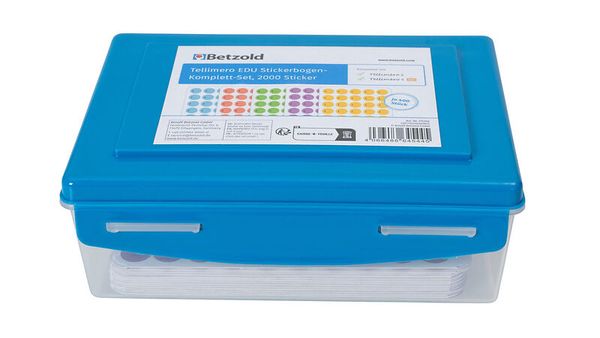 Stickerset, Bildungsset, Knickbox, Etui-Box, Aufbewahrungsbox