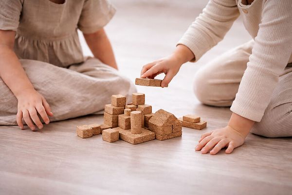 Holzspielzeug, Kubus, Bausteine, Kinder, Spielzeugset
