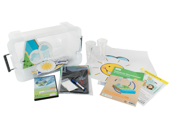 Experimentierkasten, Kunststoffbox, Wetterexperimente, Lernmaterial, Sonnenenergie