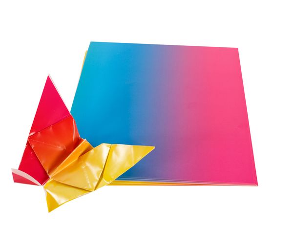 FOLIA Regenbogenfaltblätter, 15x15 cm, 100 Stück