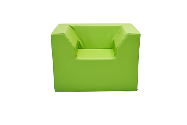 Sessel, Sofamöbel, Bequemer Sessel, Grün, Kubenform