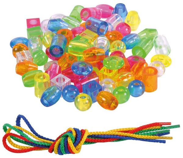 Fädelperlen Transparent, Set wählbar Fädelperlen Transparent, Set wählbar