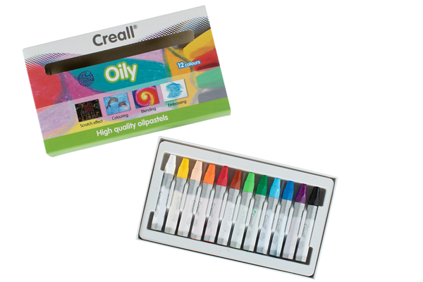 CREALL Ölpastellkreide "Oily", 12 Stück