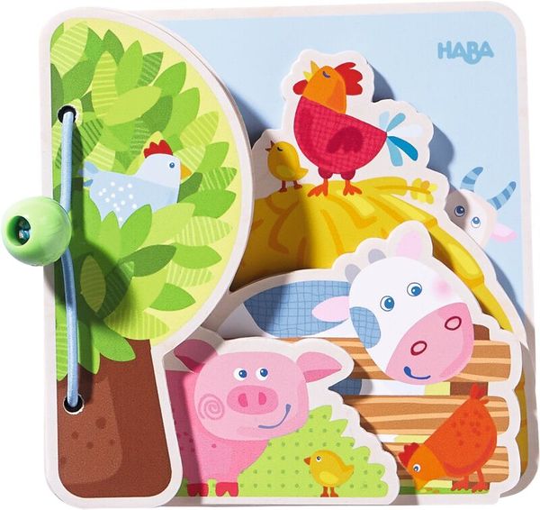 holzpuzzle, tierwelt, puzzle, farm, bunte tiere