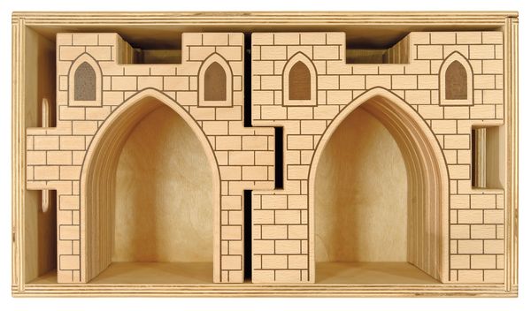 REGENBOGENLAND Arkaden, 12 Bausteine + Kasten REGENBOGENLAND Arkaden, 12 Bausteine + Kasten