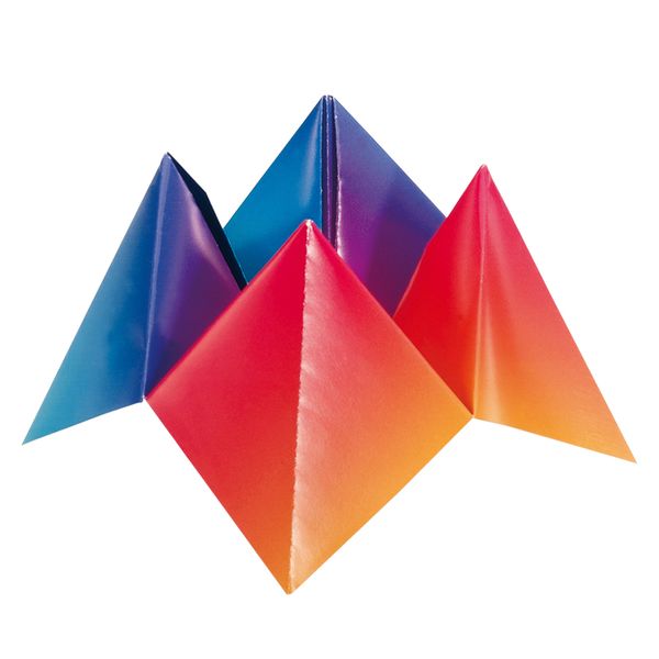 FOLIA Regenbogenfaltblätter, 20x20 cm, 100 Blatt