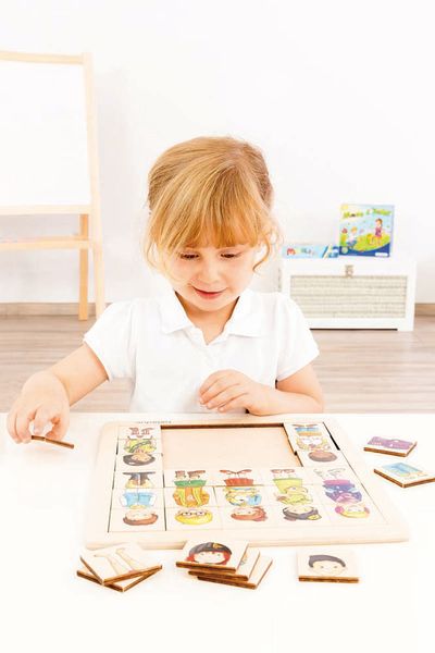 Match & Mix Puzzle Kinder, Holz, 30 Teile, ab 4 Jahre Match & Mix Puzzle Kinder, Holz, 30 Teile, ab 4 Jahre