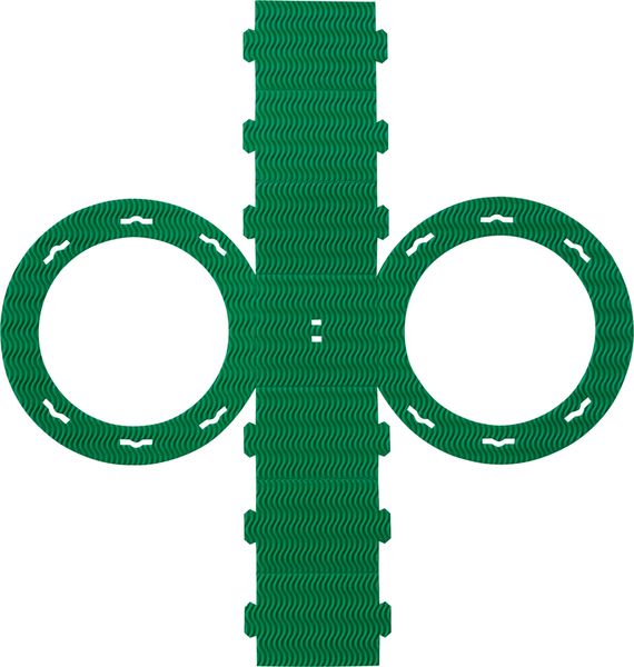 FOLIA Laternen-Rohlinge rund, Wellpappe, Ø 22 cm, 5 Stück