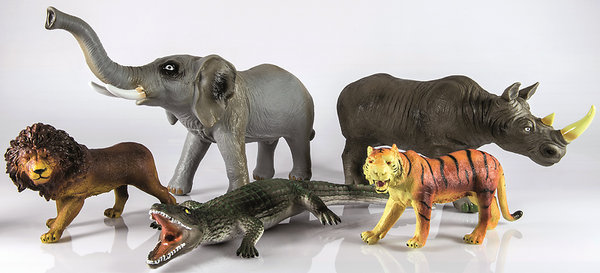 Wildtiere Maxi-Soft, 5-tlg