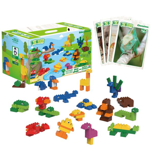 BIOBUDDI Lern- und Spielset Tiere, 240 Teile, ab 1,5 Jahre BIOBUDDI Lern- und Spielset Tiere, 240 Teile, ab 1,5 Jahre