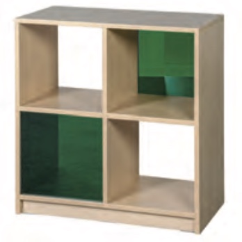 Regal, Holzregal, Aufbewahrung, Kubusregal, FarbigeFächer