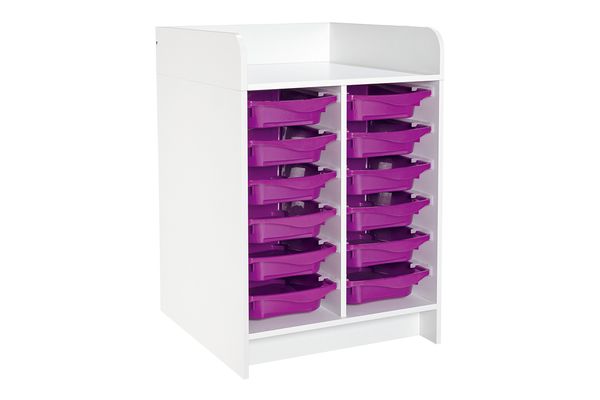 Wickelkommode mit 12 Boxen, 70 cm Breite, Farbe wählbar