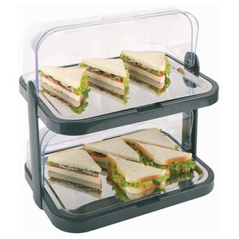 Sandwiches, Lunchbox, Stackable, Plastic rack, Tri-layer