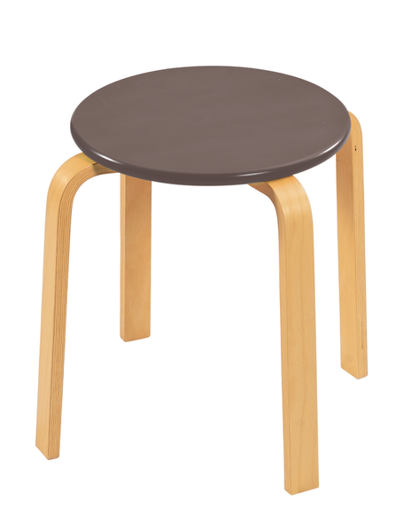 Hocker aus Holz, Sitzhöhe 21 - 43 cm, versch. Farben