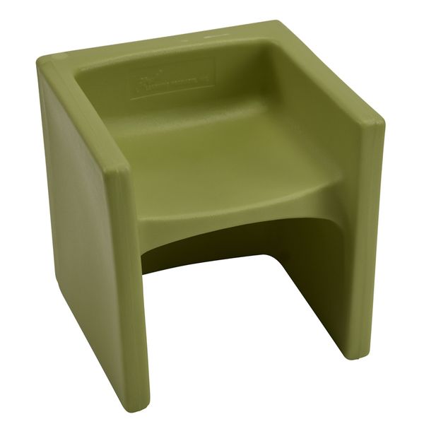 Cube Chair - Würfelstuhl in Waldtönen