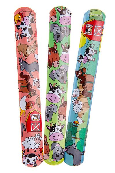 Schnapparmband Bauernhoftiere, 1 Stück Schnapparmband Bauernhoftiere, 1 Stück