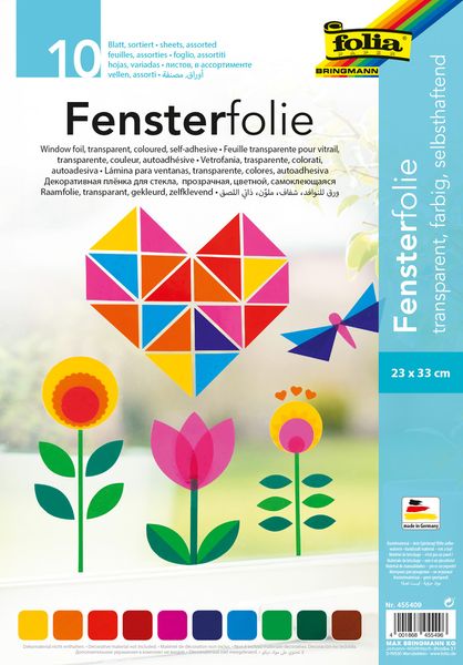 FOLIA Fensterfolie, selbsthaftend, 10 Bogen