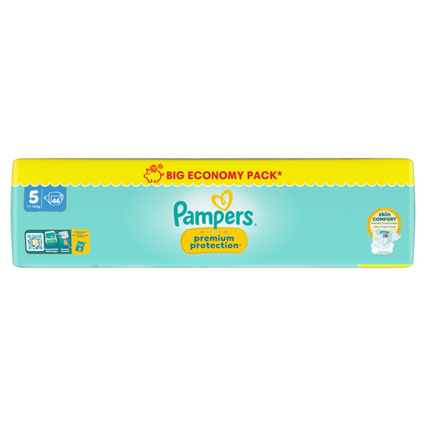 PAMPERS Premium Protection Gr. 5, Junior 11-16 kg, 46 Stk.