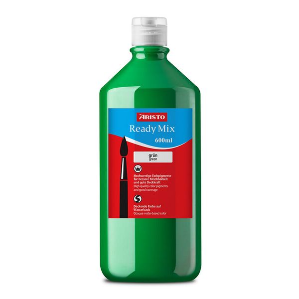 Grün, Tintenflasche, Aquarellfarbe, 600ml, Ready Mix