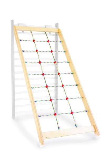 Kletterseil, Kletternetz, Spielgerät, Sprossenrahmen, Holzrahmen
