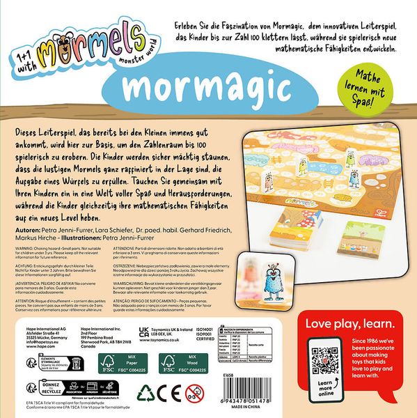 HAPE Lernspiel "Mormels Mormagic" - Mathe lernen mit Spaß, ab 5 Jahre