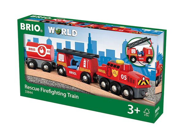 BRIO Feuerwehr-Löschzug mit Feuerwehrschlauch und Wassertank, ab 3 Jahre BRIO Feuerwehr-Löschzug mit Feuerwehrschlauch und Wassertank, ab 3 Jahre