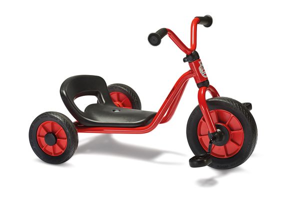 Dreirad, Pedal-Trike, Rot, Kindertrike, Sitzbank mit Rückenstütze