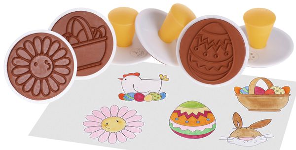 Riesenstempel "Frühling", 6 tlg. Riesenstempel "Frühling", 6 tlg.