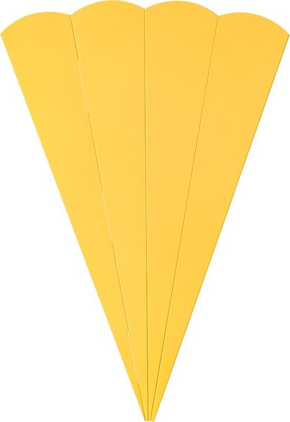 FOLIA Schultüten-Rohlinge, eckig, aus Fotokarton, 68 cm, 10er Set, farbig sortiert