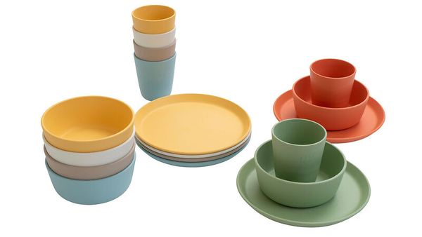 BETZOLD Geschirr-Set aus biobasiertem treeNside-Material, 3-teilig