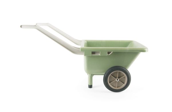 Kinder Spielzeugwagen, Kippschubkarre, Gartenmietwagen, grün, Räder