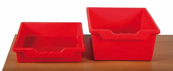 Aufbewahrungsboxen, Rot, Kunststoff, Sortierboxen, Holder-Boxen