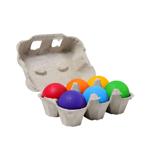 GRIMM´S 6 große Regenbogenkugeln (Ø 45 mm), Holz, ab 1 Jahr GRIMM´S 6 große Regenbogenkugeln (Ø 45 mm), Holz, ab 1 Jahr