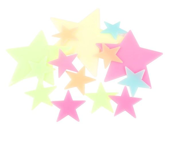 Sternaufkleber, Aufkleber, Sternennachbildung, Pastellfarben, Sticker-Sammler