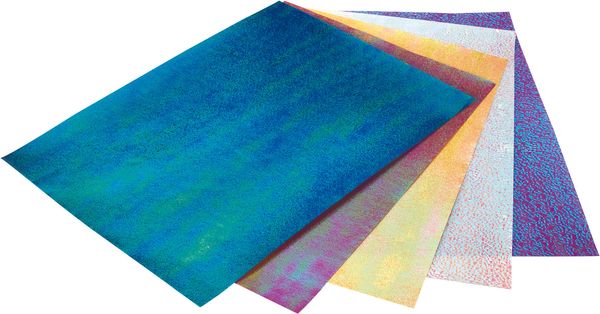 FOLIA Irisirendes Papier, 23x33 cm, 10 Bogen