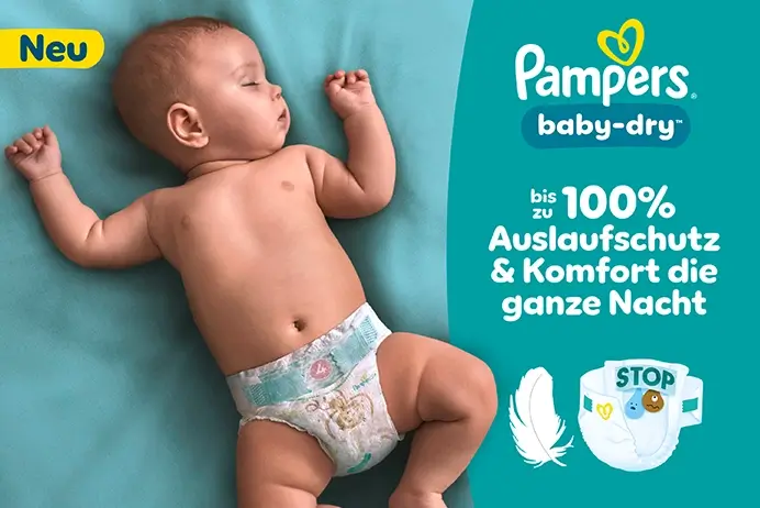 Windeln von Pampers baby-dry
