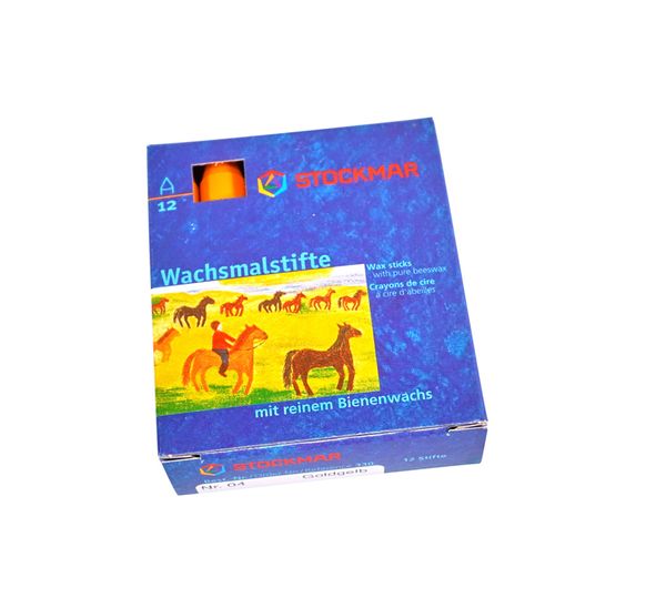 STOCKMAR Wachsmalstift, 12 Stück, Farbe wählbar